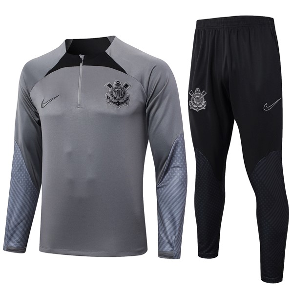 Sudadera De Training Corinthians 2024-2025 Gris 5